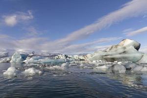 laguna glaciale di jokulsarlon, islanda foto