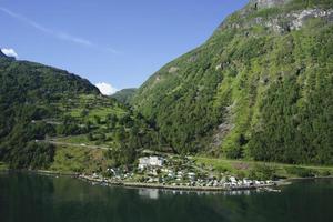 crociera nel fiordo di Geiranger in Norvegia foto