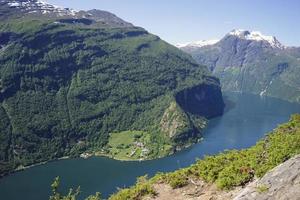 crociera nel fiordo di Geiranger in Norvegia foto