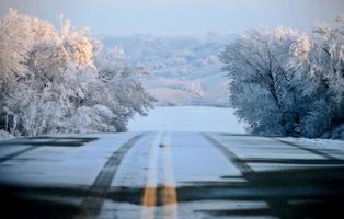 gelo invernale saskatchewan foto