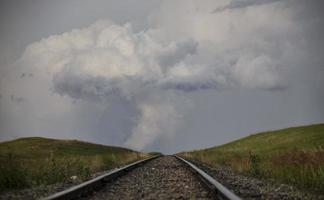 nuvole di tempesta della prateria foto