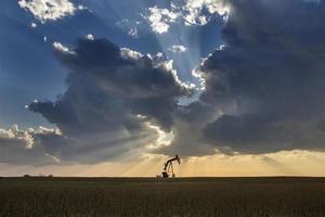 nuvole di tempesta della prateria foto