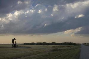 nuvole di tempesta della prateria foto