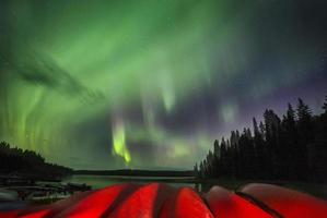 aurora boreale canada foto