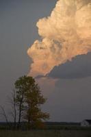 nuvole di tempesta della prateria foto