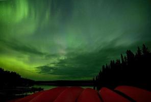 aurora boreale canada foto