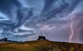 tempesta della prateria canada foto