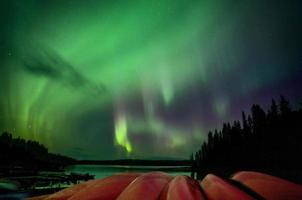 aurora boreale canada foto