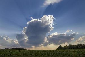 nuvole di tempesta della prateria foto