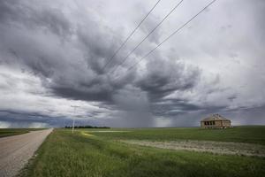 nuvole di tempesta della prateria foto