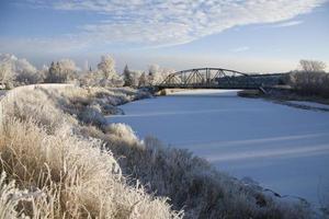 gelo invernale saskatchewan foto