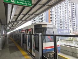 sul treno bangkokthailand17 agosto 2018 all'interno della sala dei treni del treno. il 17 agosto 2018 in Thailandia. foto