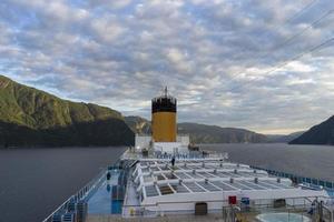 crociera nel fiordo di Geiranger in Norvegia foto