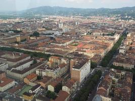 veduta aerea di torino foto