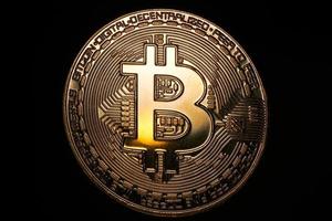 moneta bitcoin fisica foto