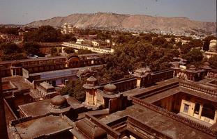 vista dall'alto del palazzo della città, jaipur foto