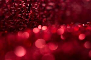 bokeh rosso vacanza strutturato decorazioni di natale sfondo foto