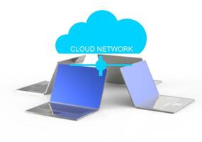 concetto di cloud computing foto