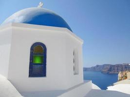 oia ia in grecia foto