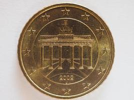 Moneta da 20 centesimi, germania, europa foto