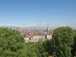 veduta aerea di torino foto