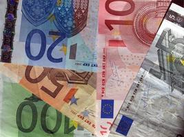 banconote in euro, unione europea foto