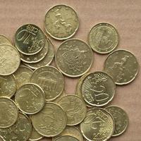 monete in euro, unione europea foto