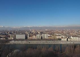 veduta aerea di torino foto