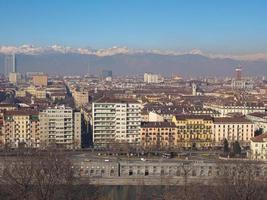 veduta aerea di torino foto