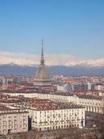 veduta aerea di torino foto