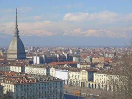 veduta aerea di torino foto