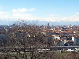 veduta aerea di torino foto