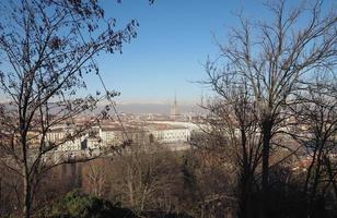 veduta aerea di torino foto