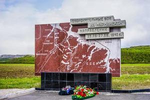 murmansk, russia-6 giugno 2015 complesso commemorativo valle della gloria foto