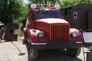 sebastopoli, Crimea-31 maggio 2018- mostra di auto retrò sovietiche all'aperto. foto