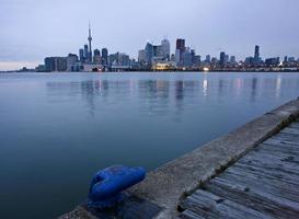 scatto notturno città di toronto foto