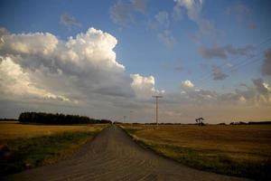 nuvole di tempesta della prateria foto