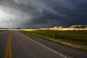 nuvole di tempesta saskatchewan foto