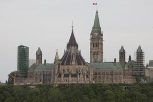 palazzo del parlamento ottawa canada foto