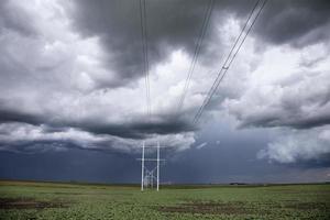 nuvole di tempesta saskatchewan foto