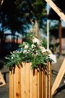 arco di nozze, matrimonio, momento del matrimonio, decorazione di nozze foto