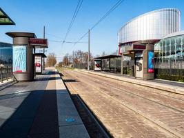 la città vuota di Strasburgo. tempo di quarantena. epidemia di coronavirus. nessuno. foto