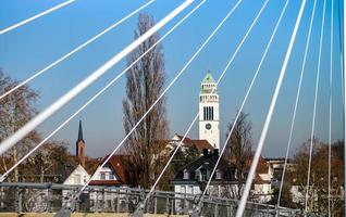 chiesa di st.johannes nepomuk nella piccola città tedesca di kehl, germania foto