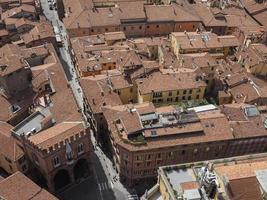 veduta aerea di bologna foto