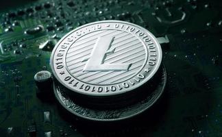 moneta di criptovaluta digitale litecoin foto