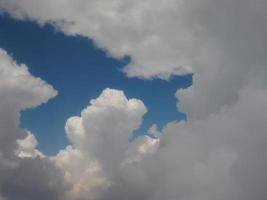 cielo blu con nuvole di sfondo foto