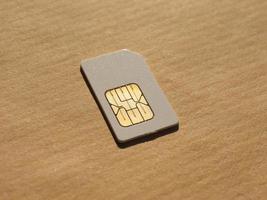 sim card utilizzata nei telefoni foto