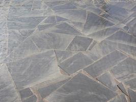 sfondo del pavimento in pietra grigia foto