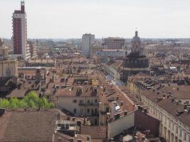 veduta aerea di torino foto