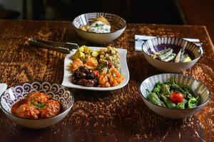 pranzo di cibo spagnolo gustoso tradizionale foto